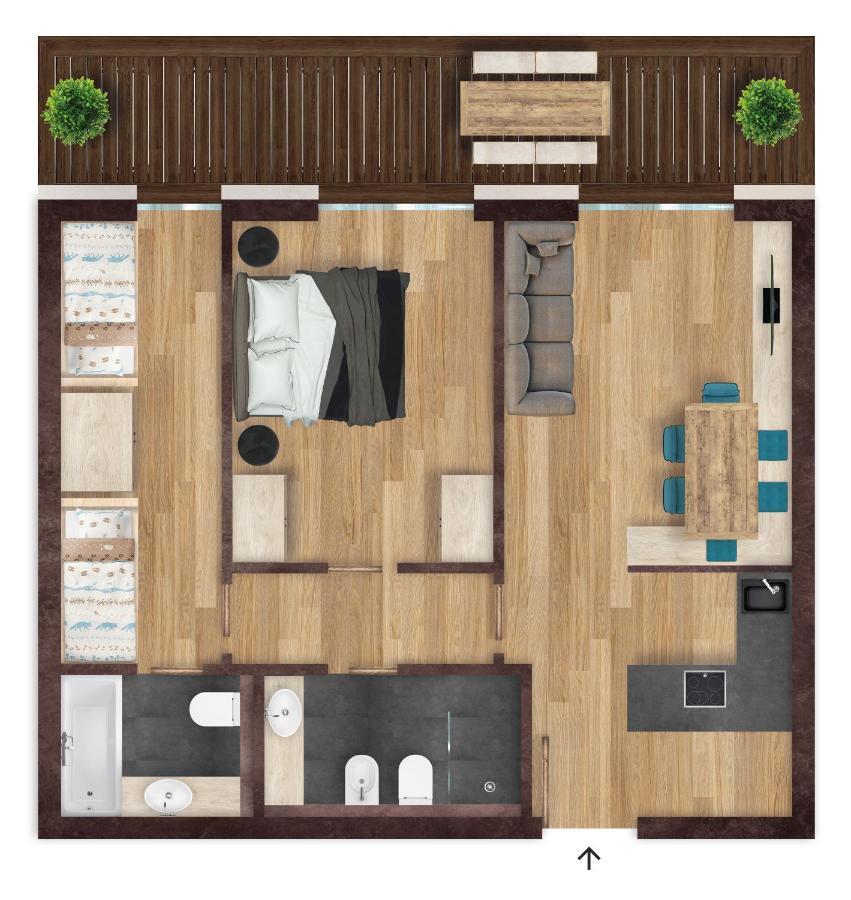 Movi Family Apart-Hotel ****S Корвара ин Бадия Екстериор снимка