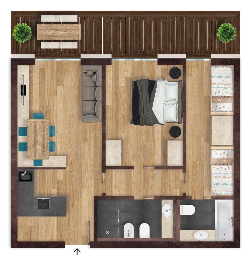 Movi Family Apart-Hotel ****S Корвара ин Бадия Екстериор снимка